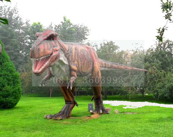 恐龙公园的仿真恐龙